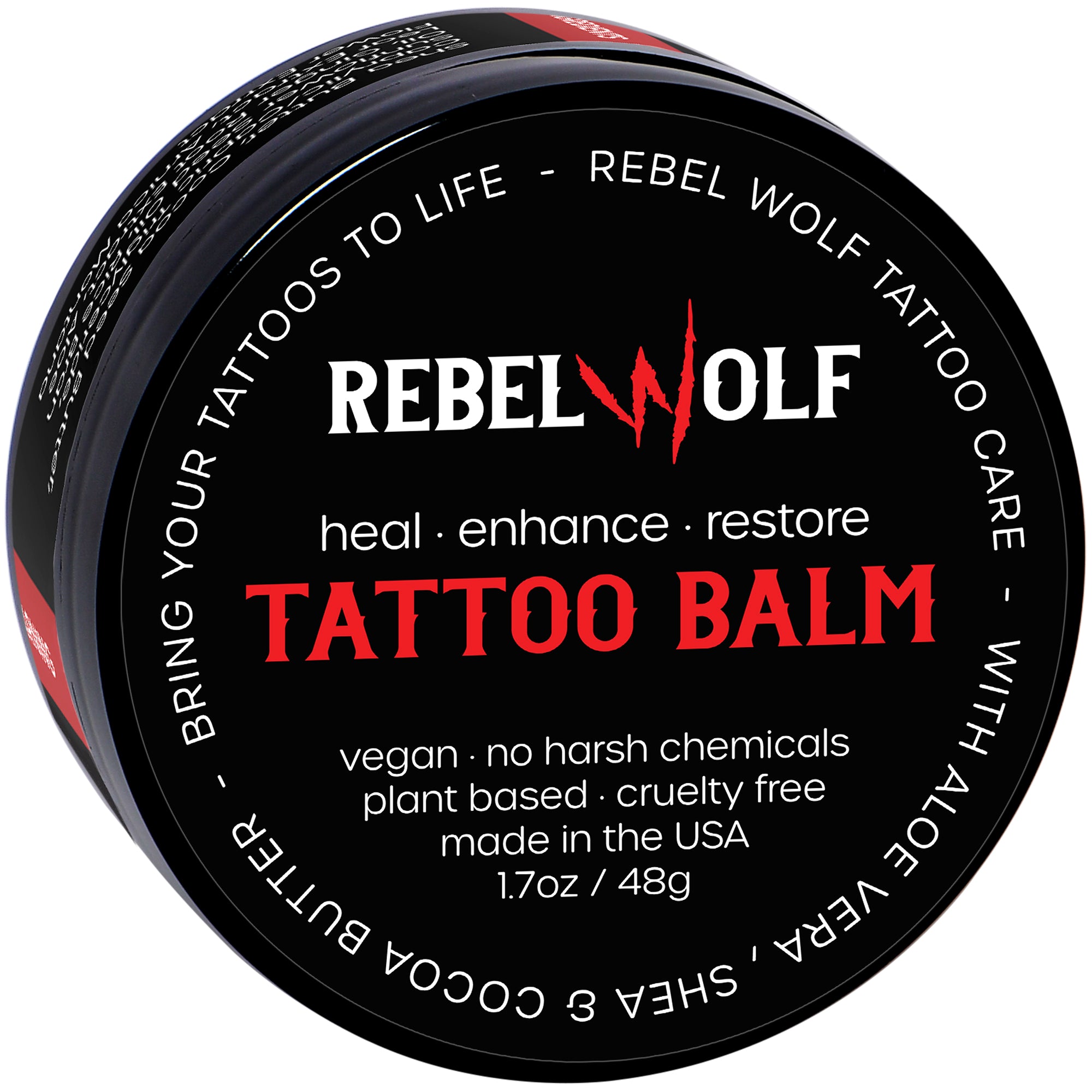 Rebel Wolf Tattoo Aftercare Tattoo Balm