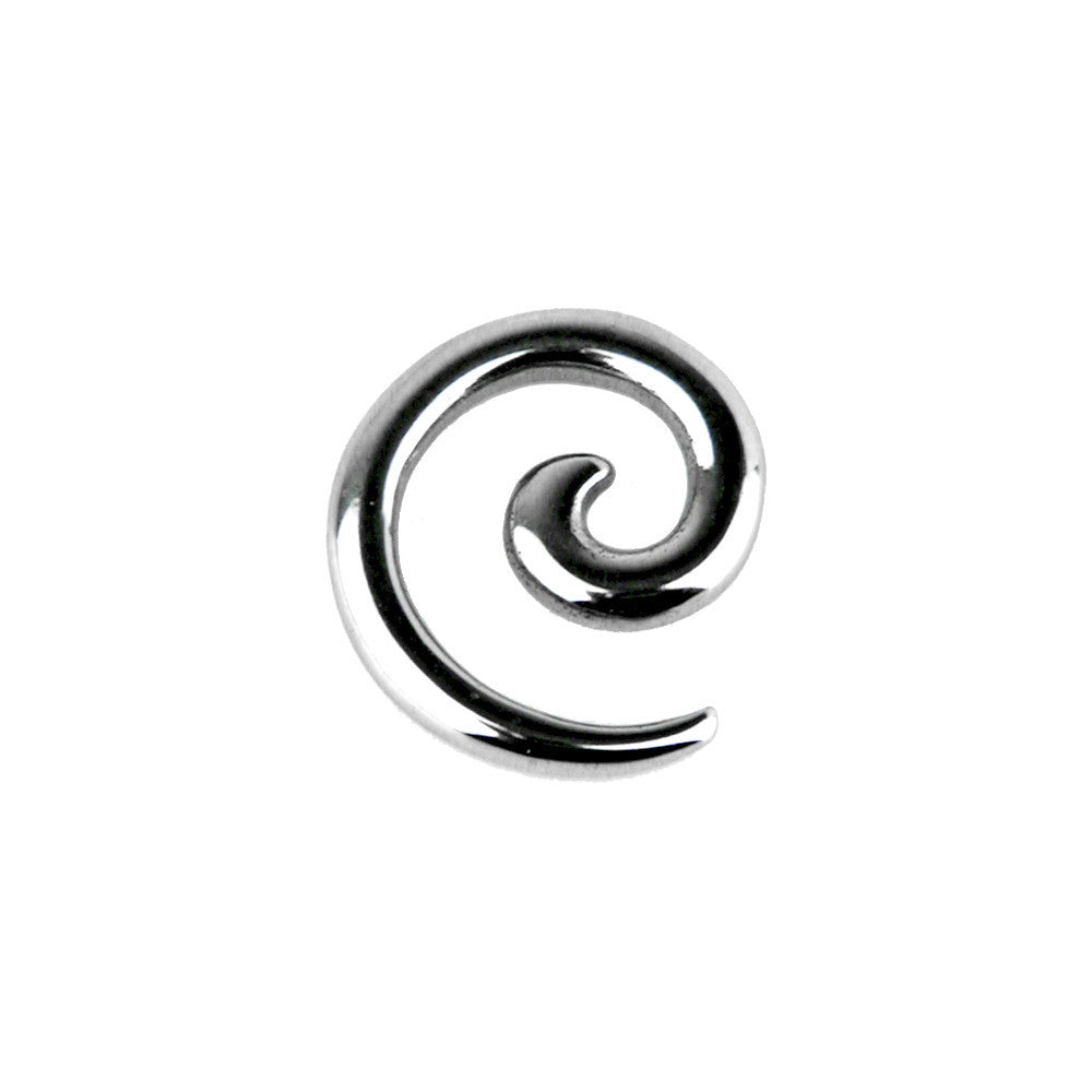 10G Surgical Steel Curved Spiral Taper