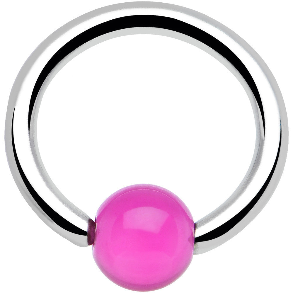 14G MAGENTA MAGIC BCR Captive Ring