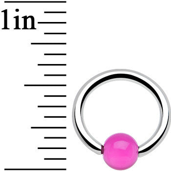 14G MAGENTA MAGIC BCR Captive Ring