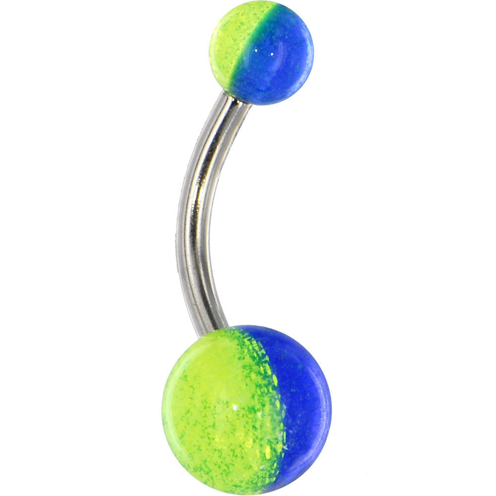 Funky Glow-n-Dark Acrylic Belly Button Ring