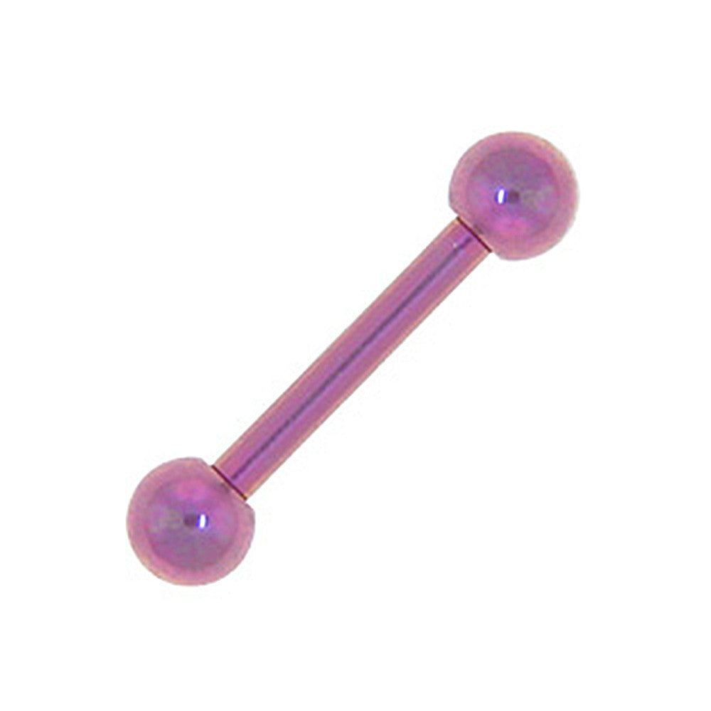 Solid Titanium Pink Barbell 5/16-3mm