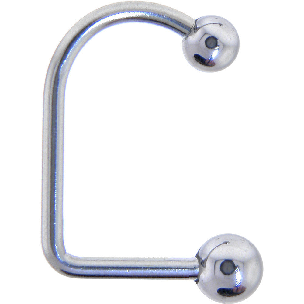 14G Stainless Steel LIPPYLOOP Ball 5mm-4mm Labret