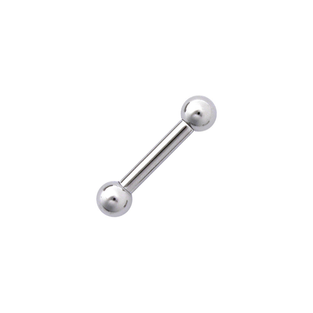 10G Stainless Straight Steel Barbell 1/2 5mm