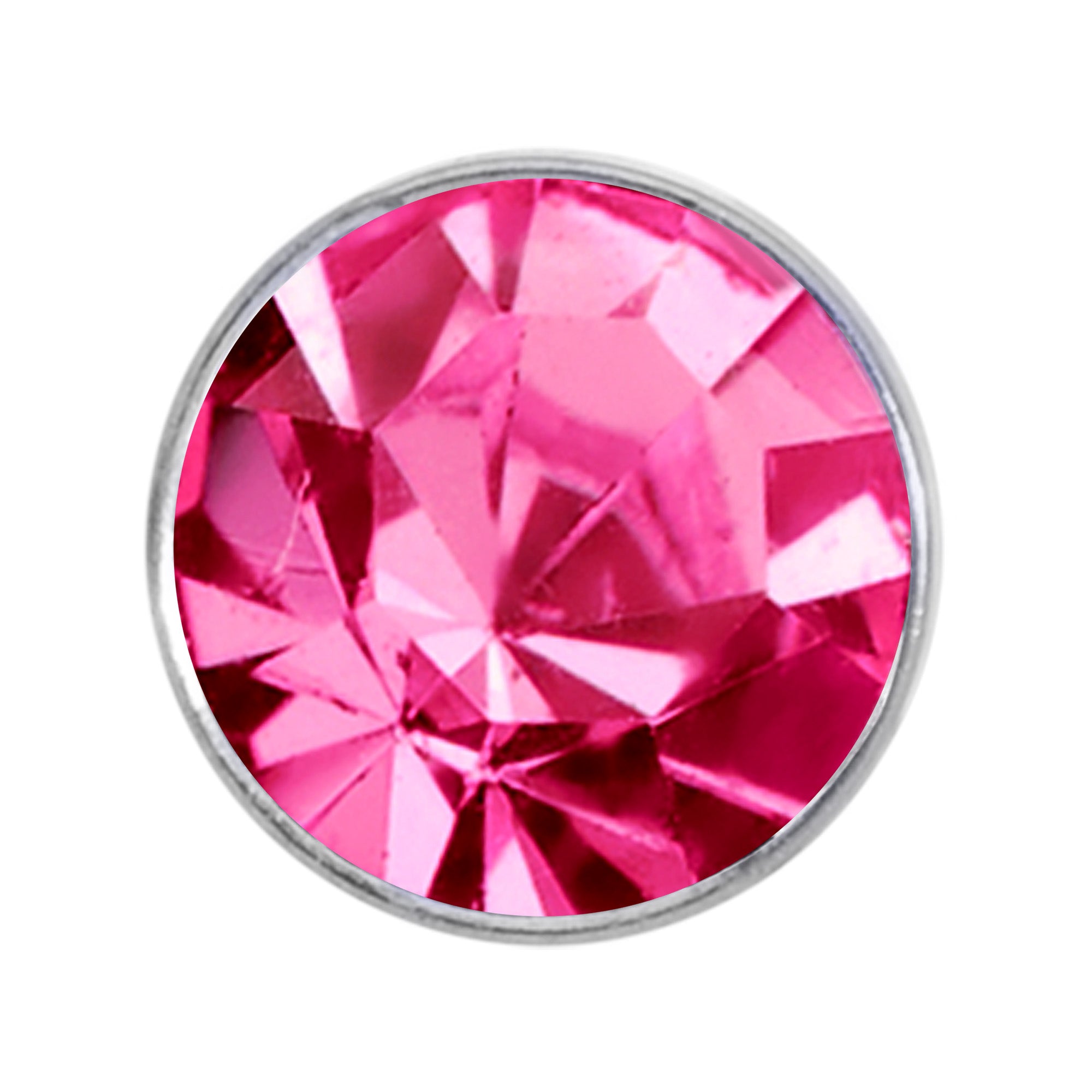 20G Stainless Steel Pink Gem Micro Nose Bone