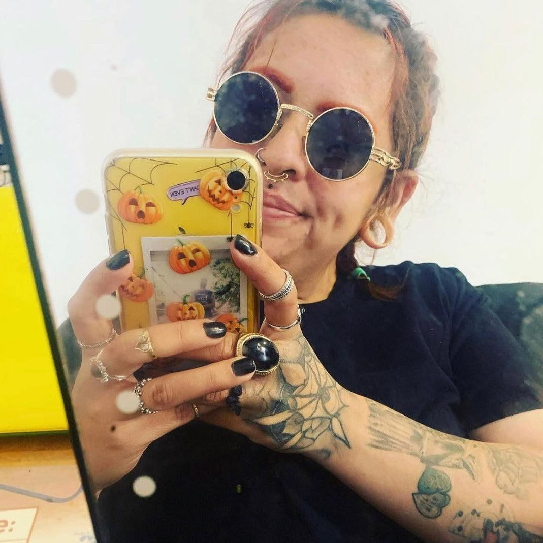 16G 3/8" Outer Space UFO Septum Ring