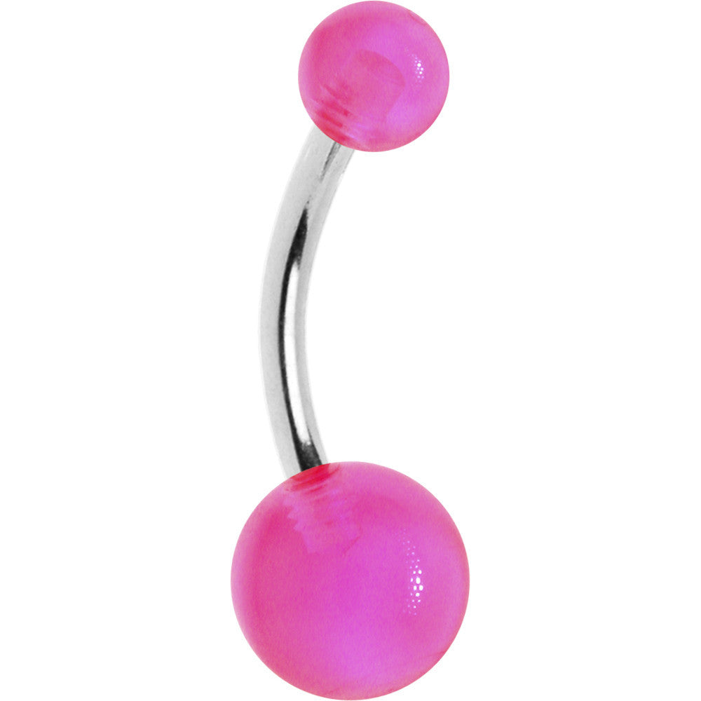 Pinksicle Acrylic Belly Button Ring