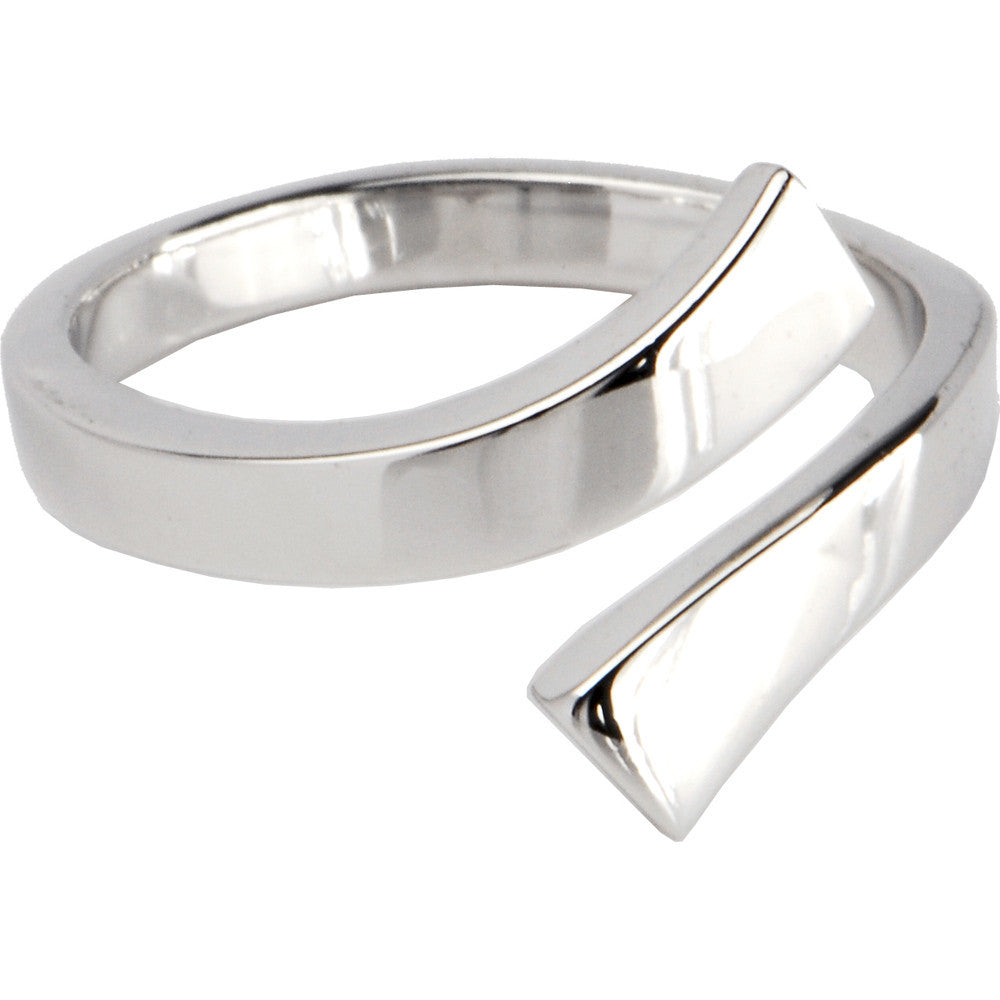 Sterling Silver 925 Smooth Divided Toe Ring
