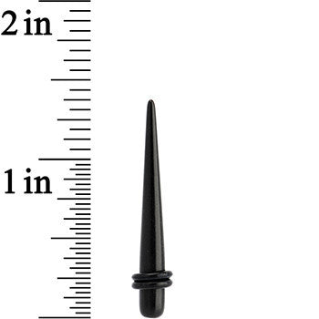 2G Black UV Acrylic Straight Taper Set