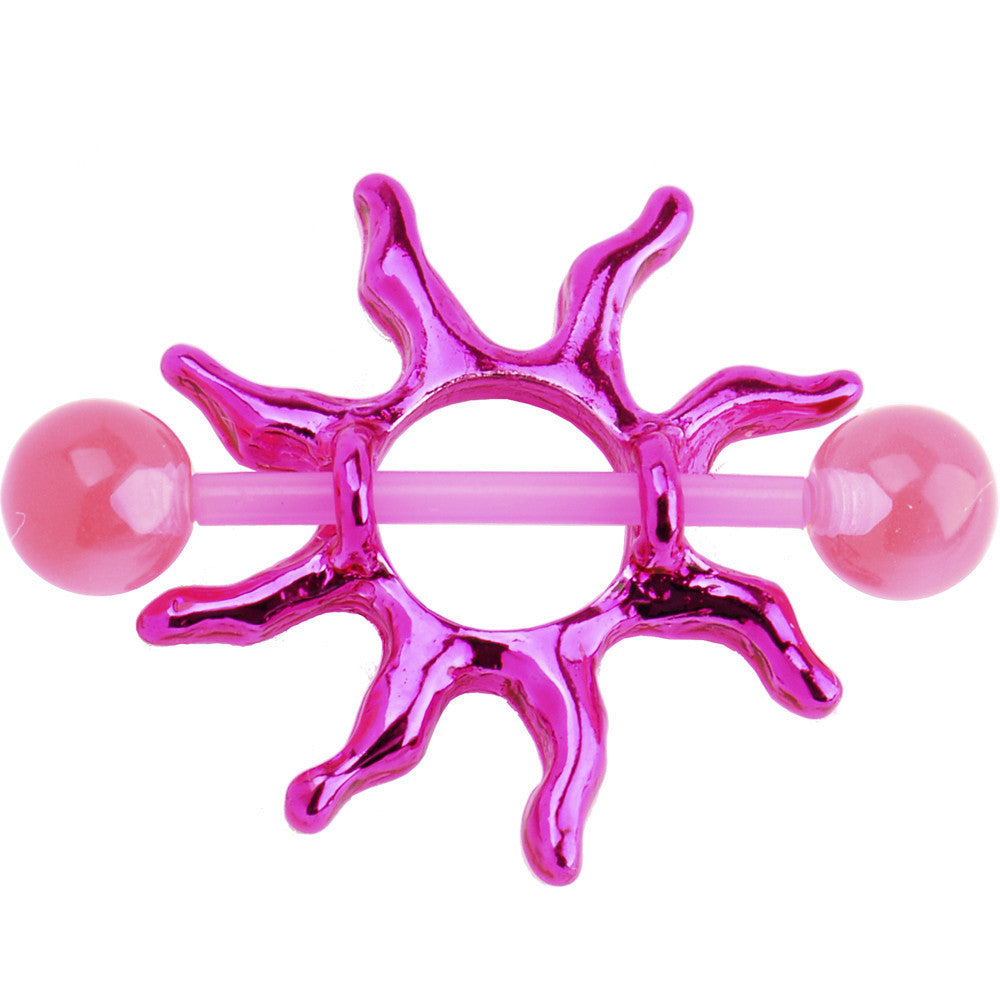 Bioplast Pink Tribal Sun Nipple Shield