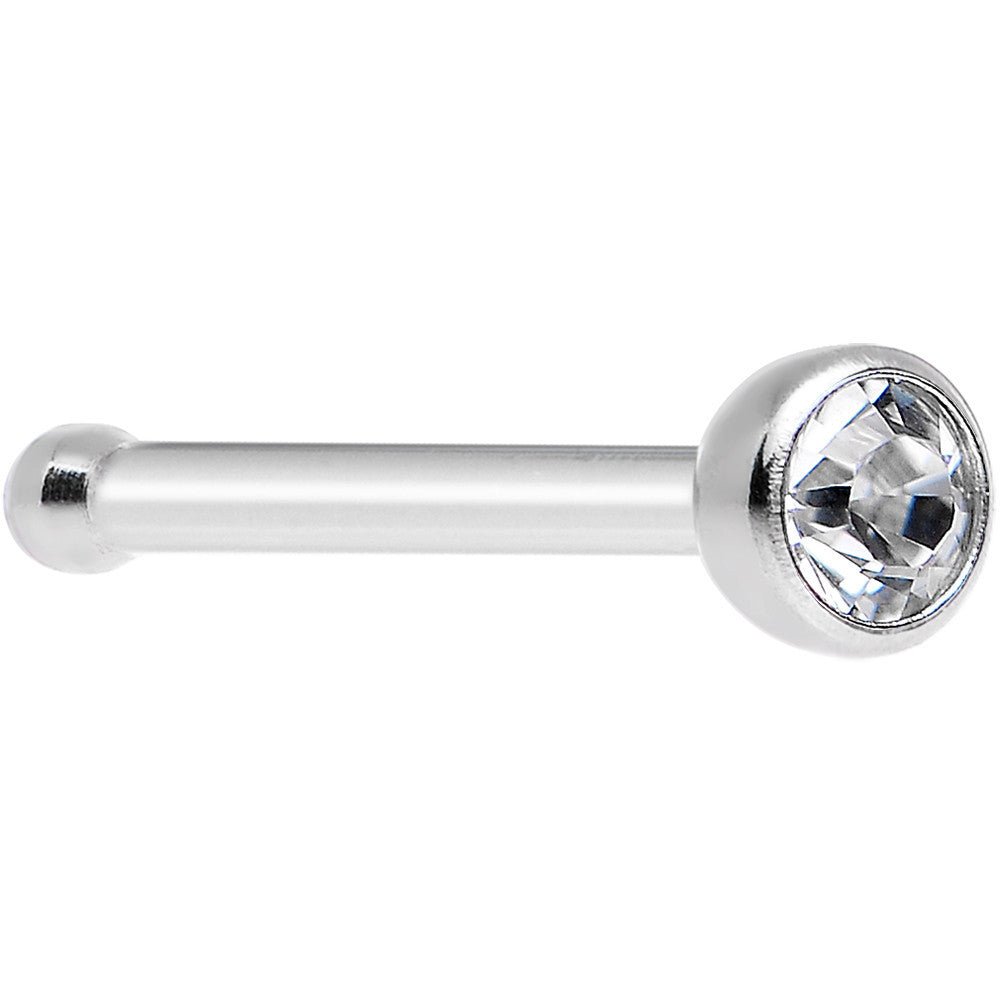 Crystal Nose Bone Created with Crystals