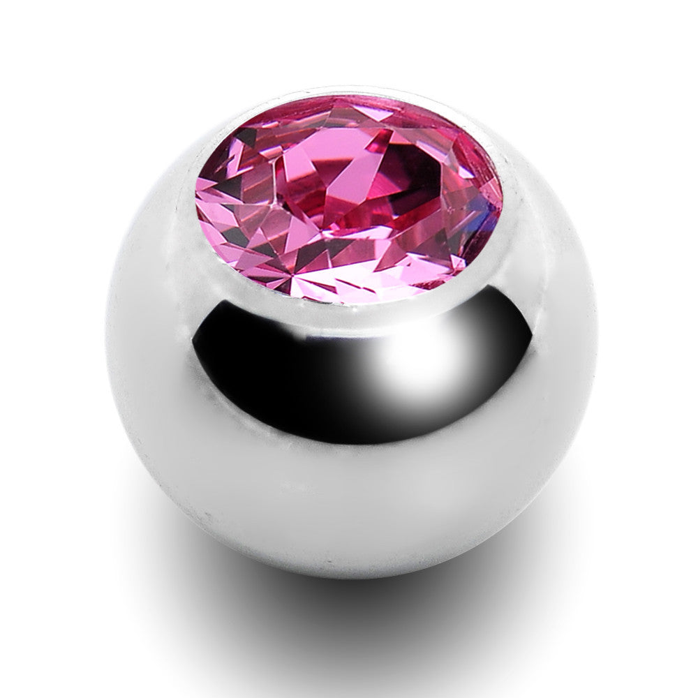 5mm Rose Crystal Replacement Ball Created with Crystals