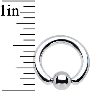 10 Gauge 3/8 Stainless Steel BCR Captive Ring