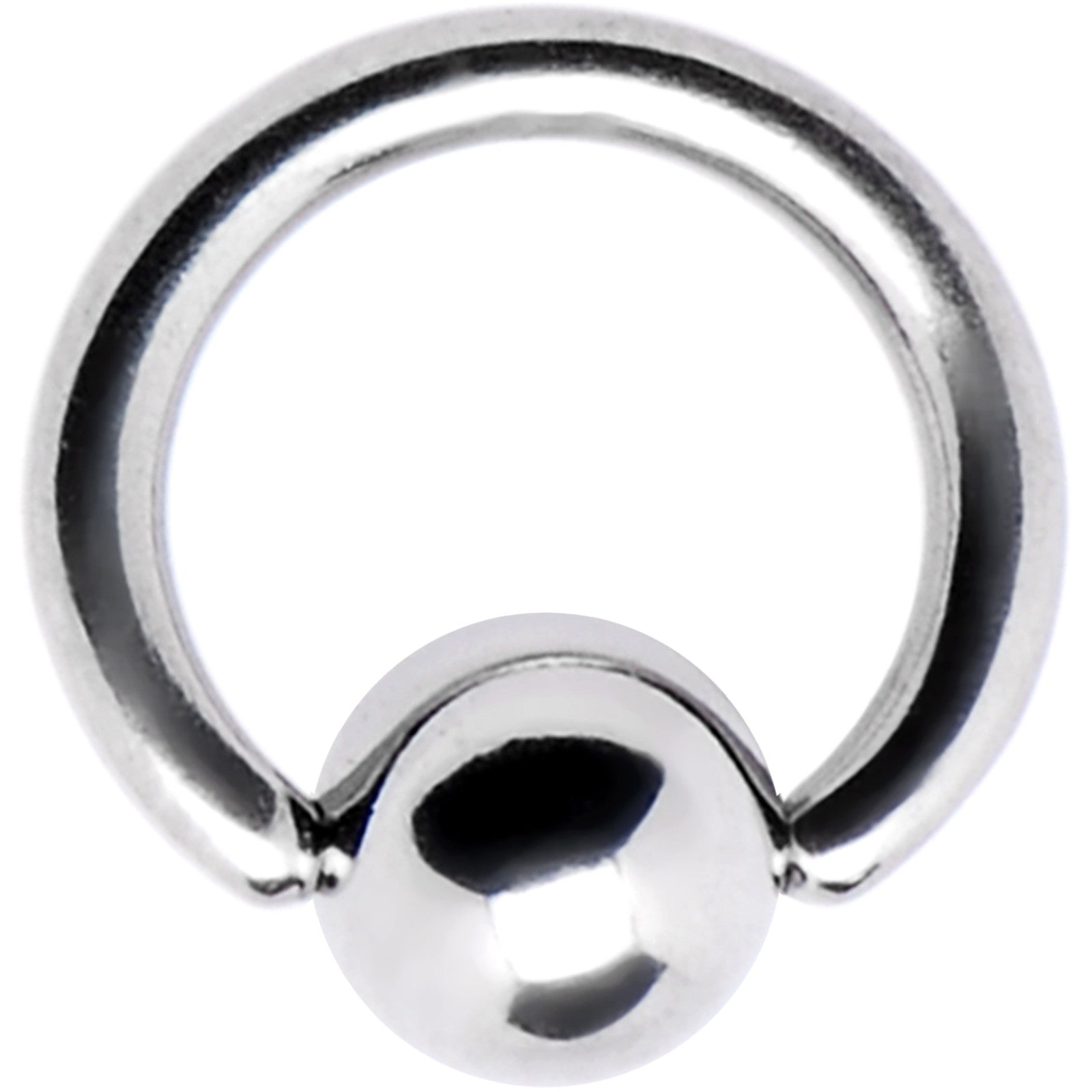 16G 1/4 Stainless Steel BCR Captive Ring