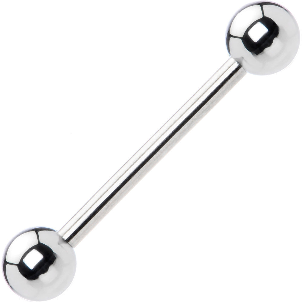 14G Straight Stainless Steel Barbell 5/8 5mm