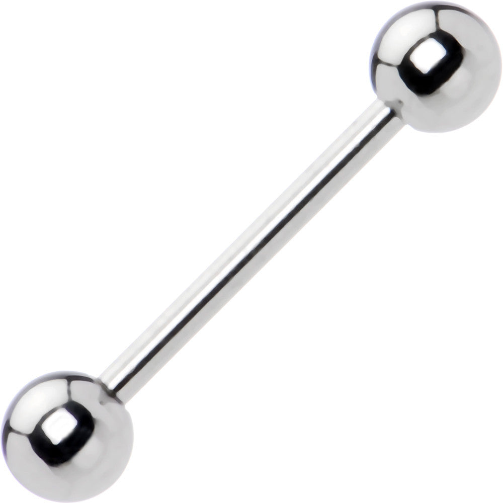 16G Straight Stainless Steel Barbell 1/2 4mm