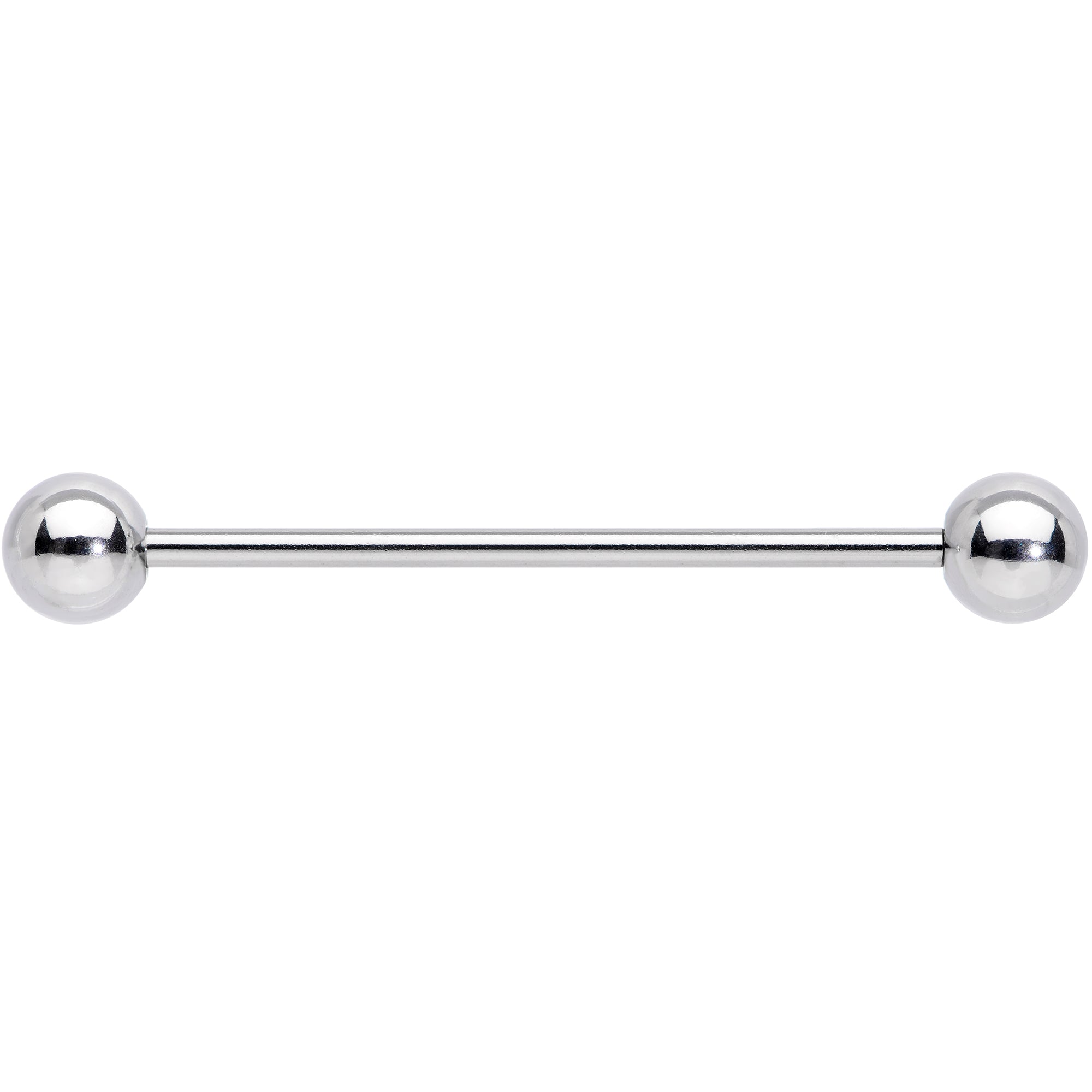 14G Straight Stainless Steel Barbell 1 1/4 6mm