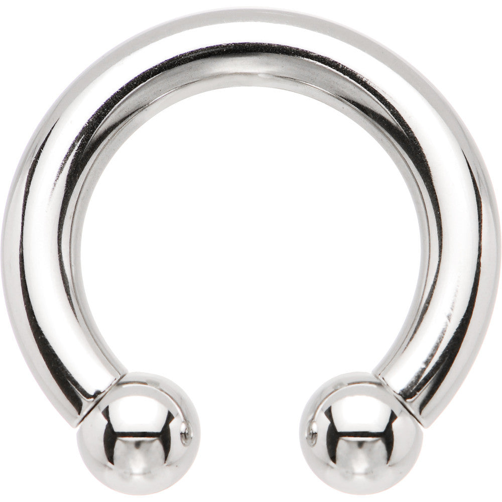 6G STEEL HORSESHOE Circular Barbell 5/8 6mm