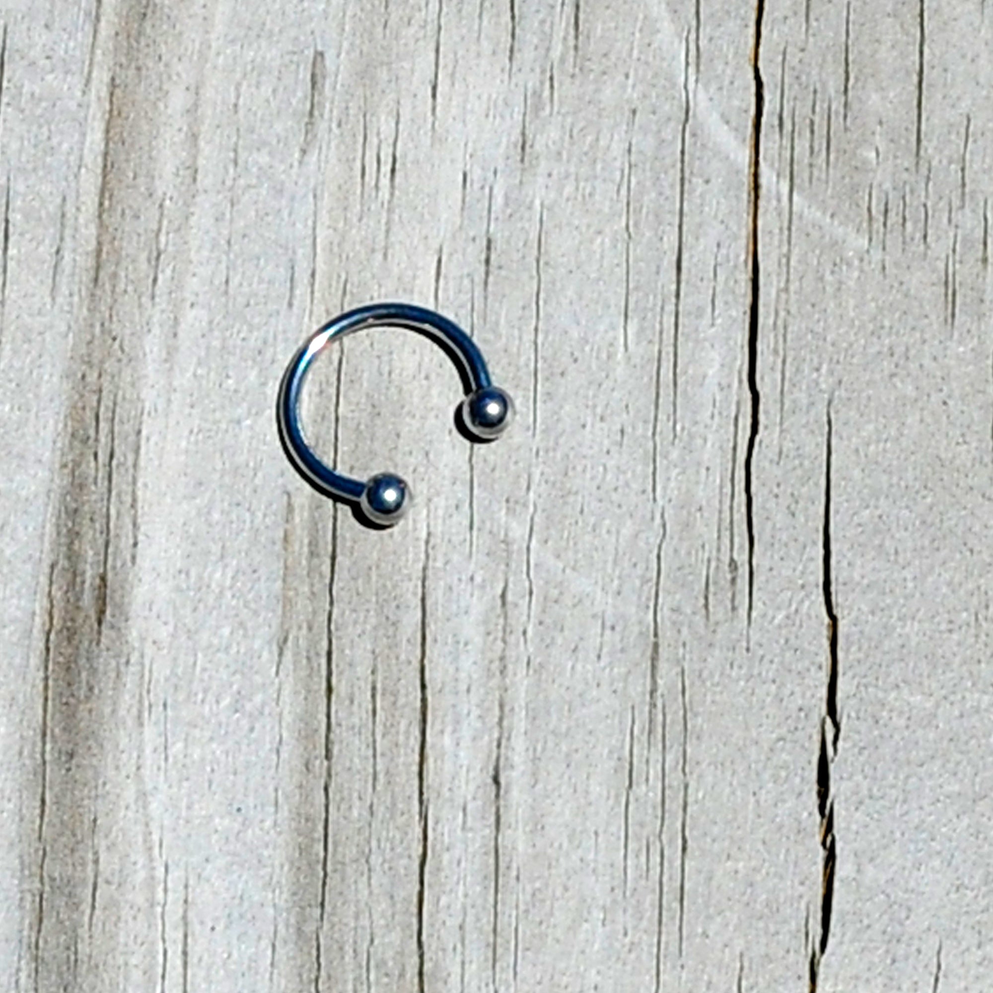 16G 5/16 Stainless Steel Horseshoe Circular Barbell