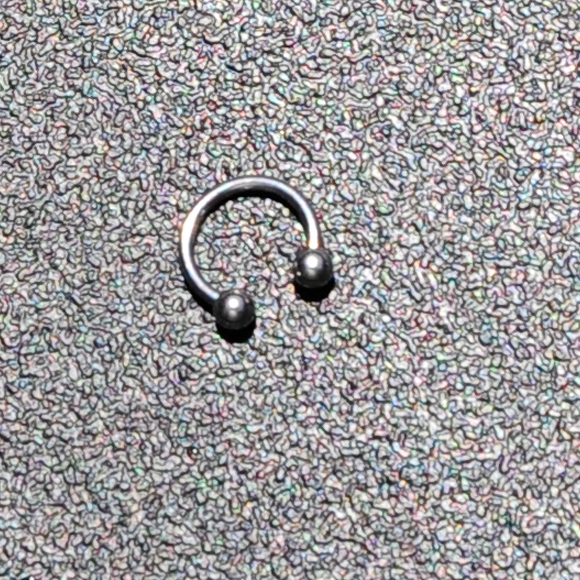 16G 5/16 Stainless Steel Horseshoe Circular Barbell