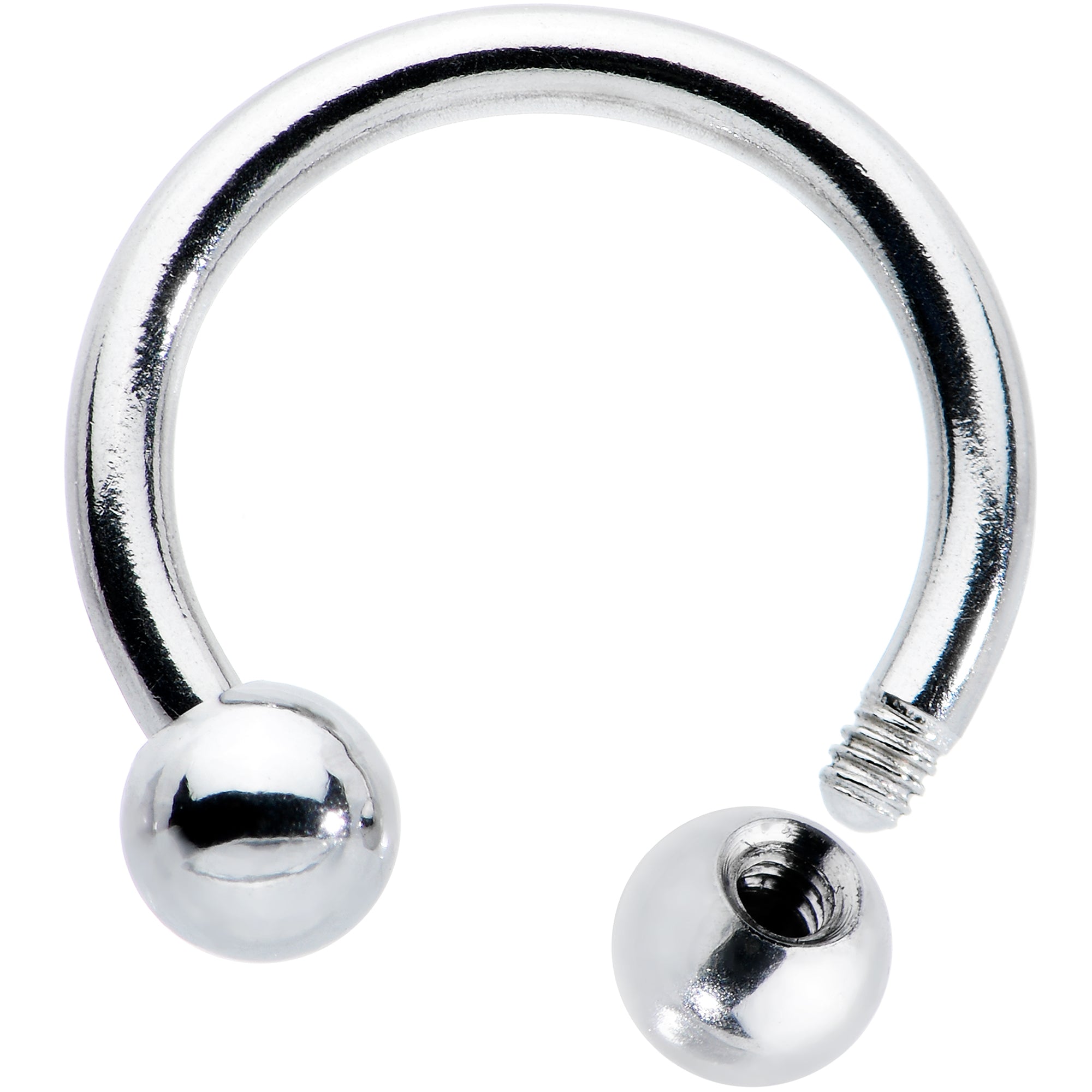 16G 5/16 Stainless Steel Horseshoe Circular Barbell