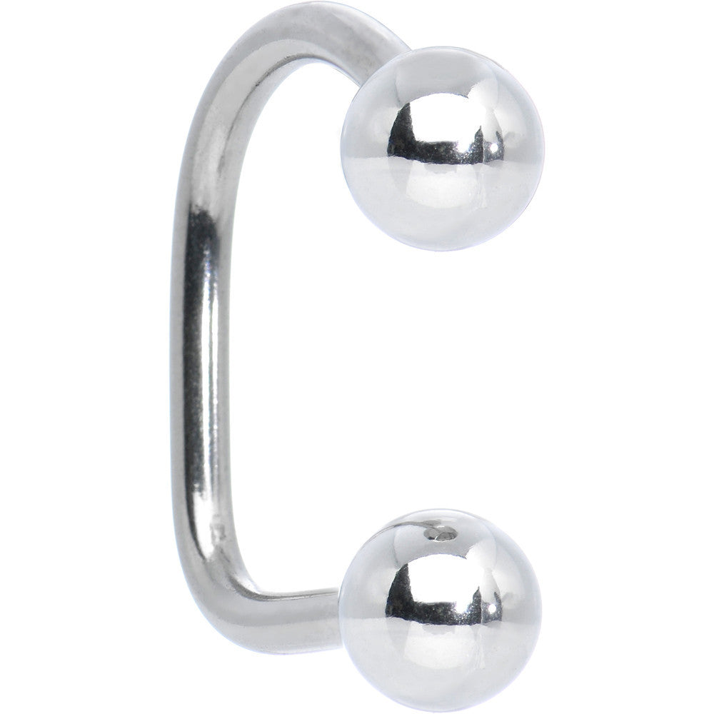 14G Surgical Steel Ball Lippy Loop Labret