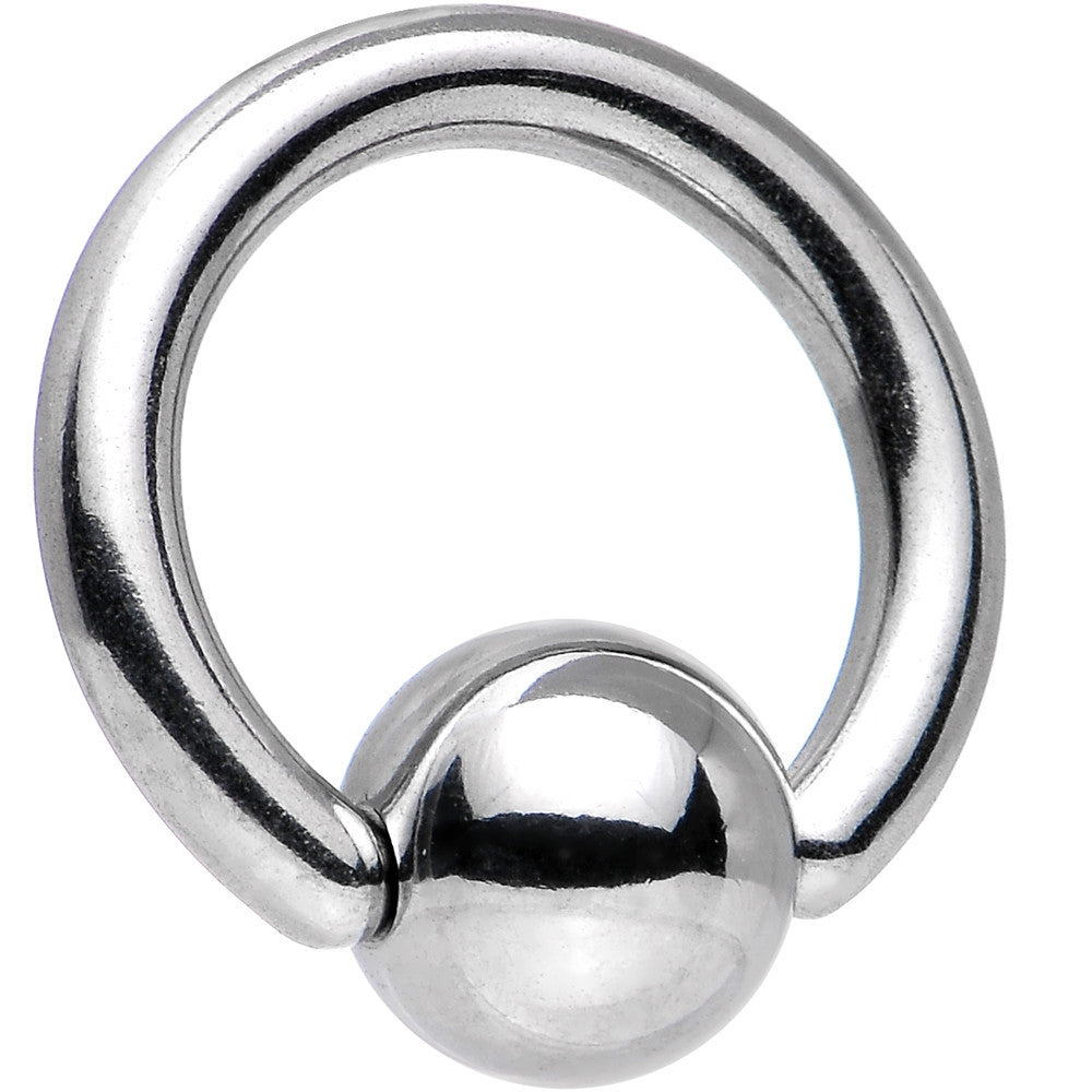 14 Gauge 5/16  Stainless Steel BCR Captive Ring