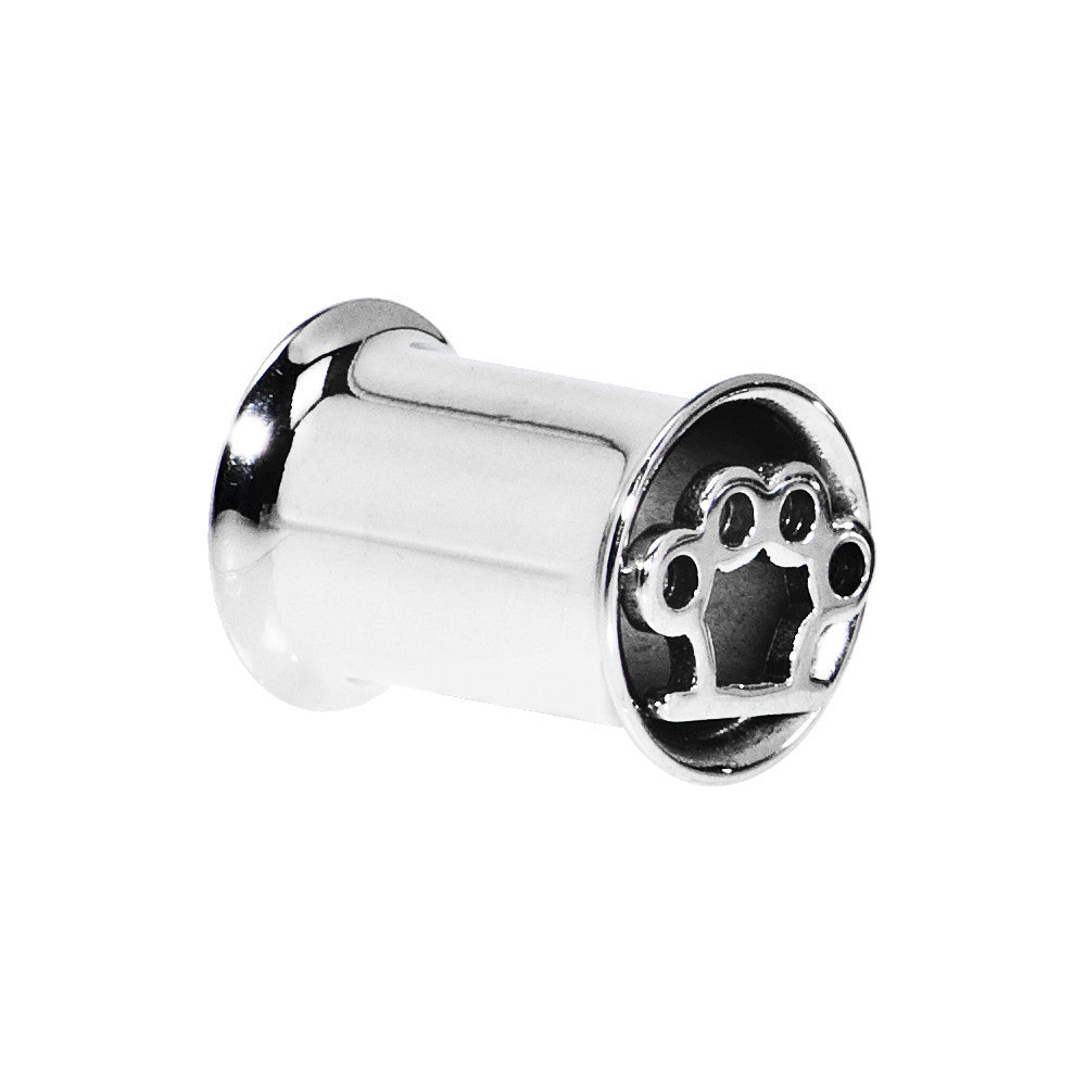 0G Stainless Steel Double Flare Brass Knuckle Tunnel