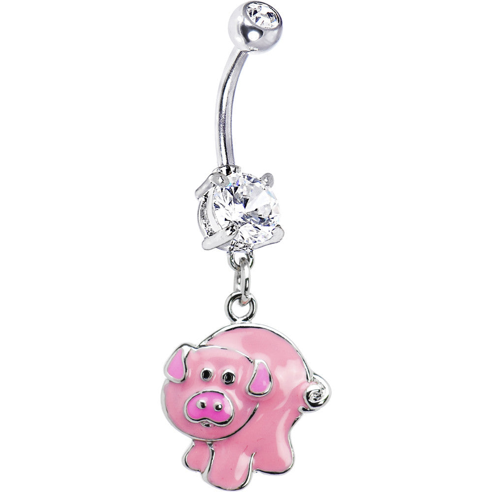 Pinky Pig Belly Ring