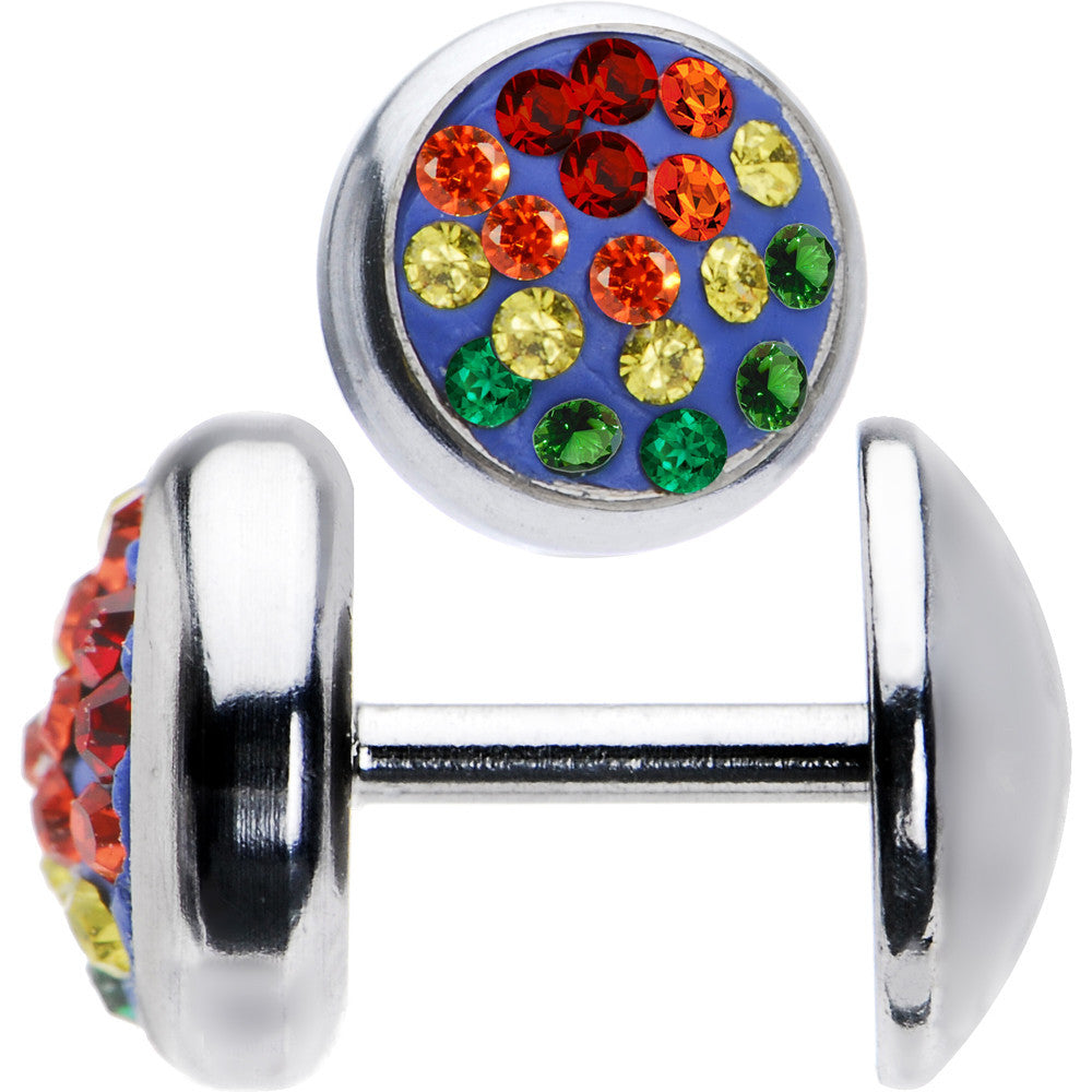 Gem Rainbow Pride Cheater Plug