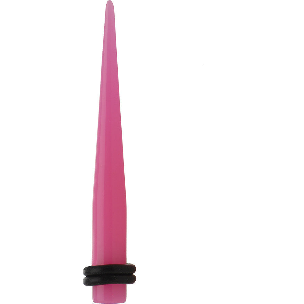 2G Pink Acrylic Taper