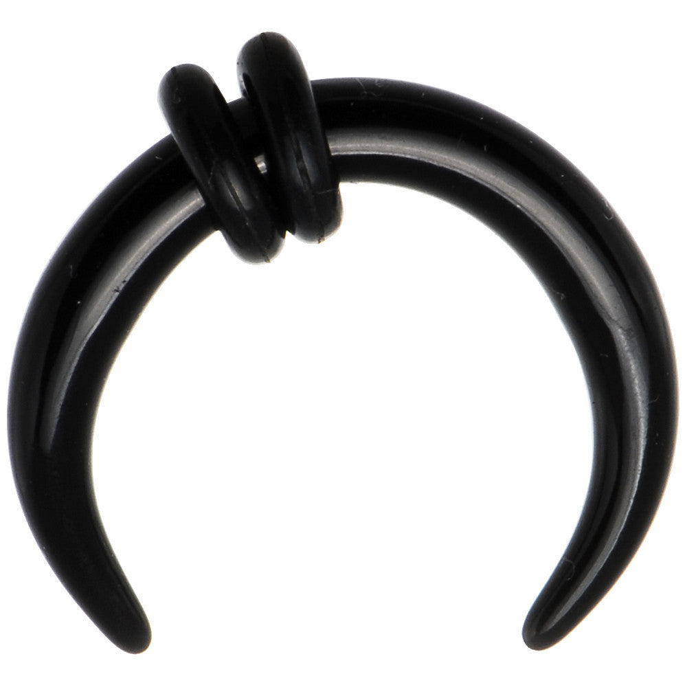 8G Black Acrylic UV Buffalo Taper