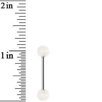 Glacier GLOW-n-DARK Barbell Tongue Ring