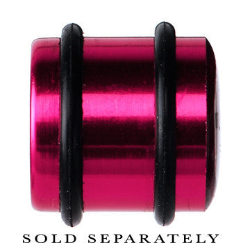 16mm Hot Pink Anodized Titanium Blinking Plug