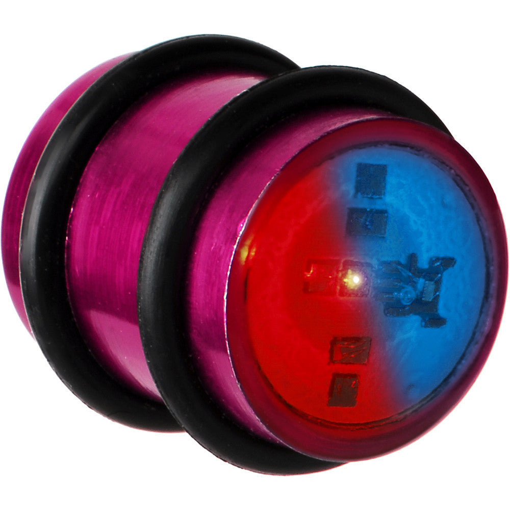 14mm Hot Pink Anodized Titanium Blinking Plug