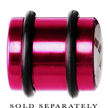 14mm Hot Pink Anodized Titanium Blinking Plug