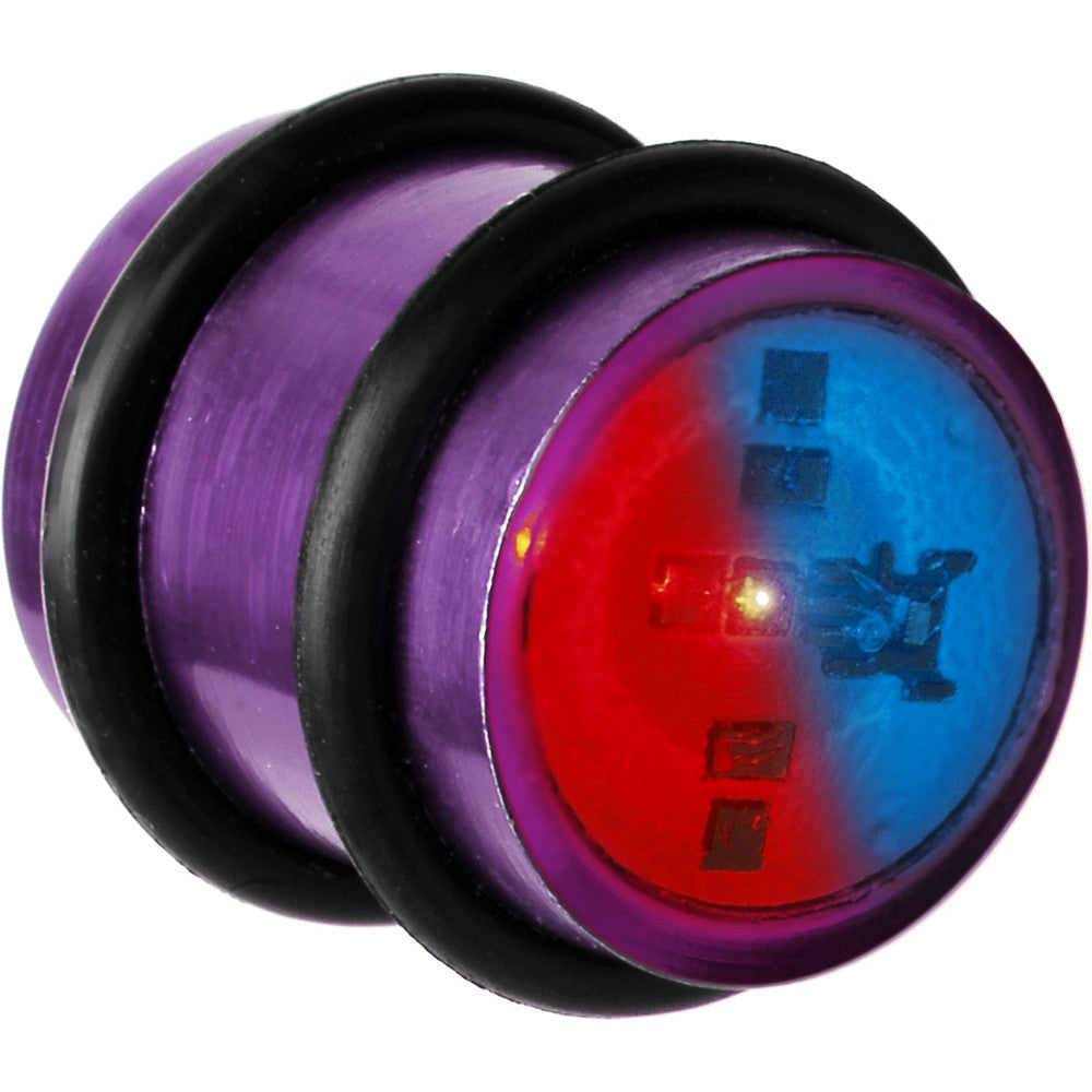 14mm Pink Anodized Titanium Blinking Plug