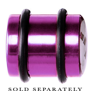 14mm Pink Anodized Titanium Blinking Plug
