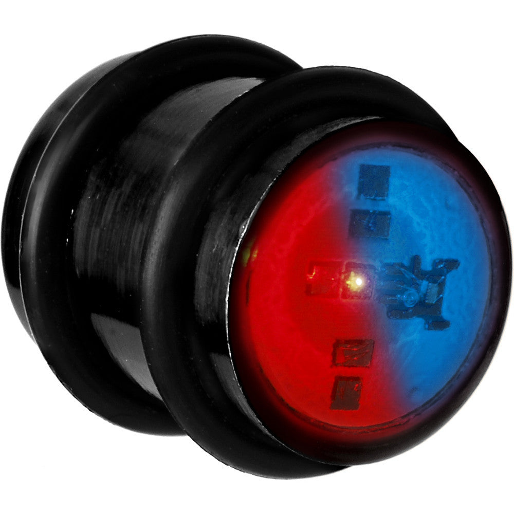 14mm Black Anodized Titanium Blinking Plug