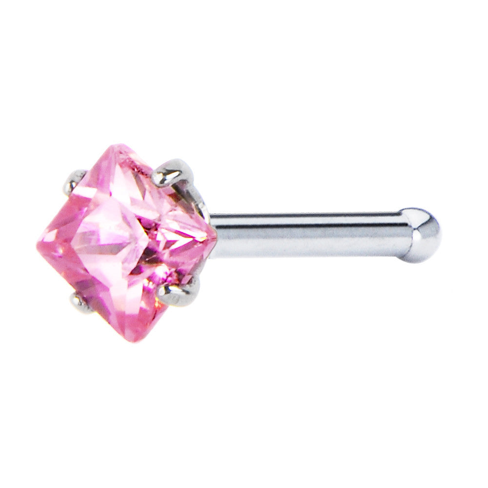 Pink diamond nose stud Clearance