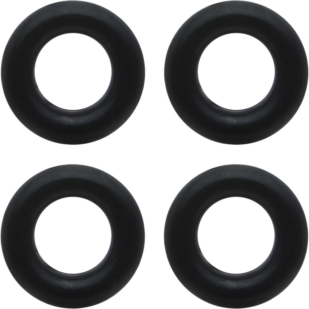 6G Black Rubber O-Ring 4-Pack