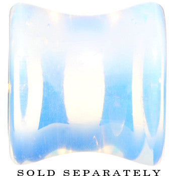 7/16 Double Flare Moonstone Saddle Plug