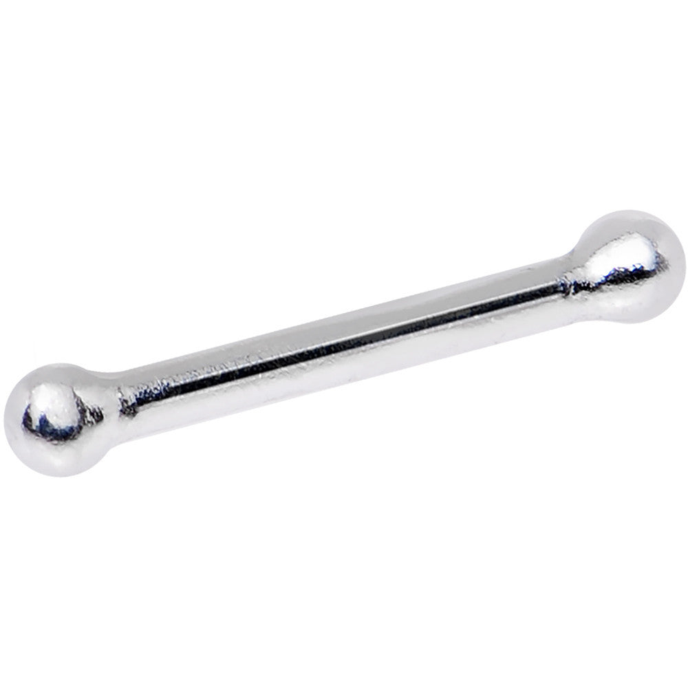 Sterling Silver 1mm Ball Nose Bone