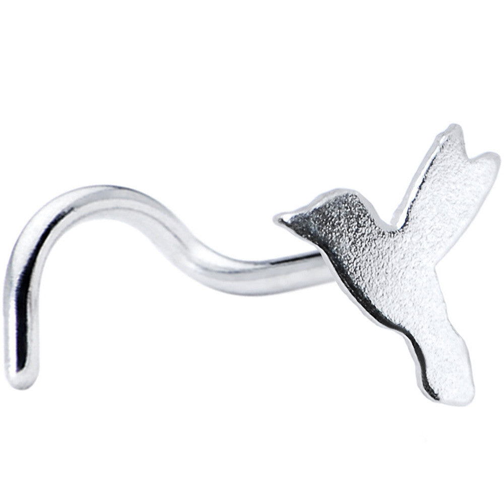 Sterling Silver Flying Bird Nose Ring
