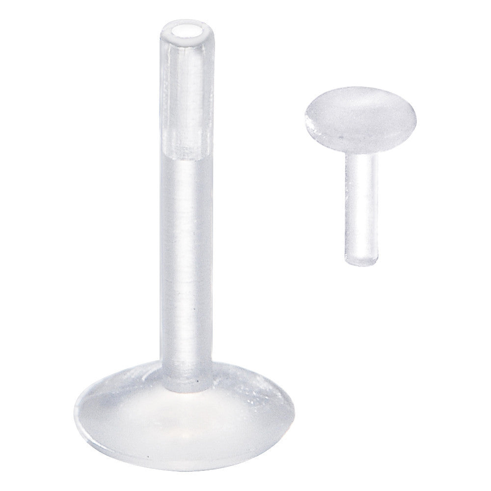16G 5/16 3mm Bioplast Push-In Top Retainer