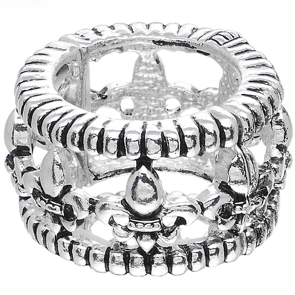 Fleur De Lis Stretch Ring