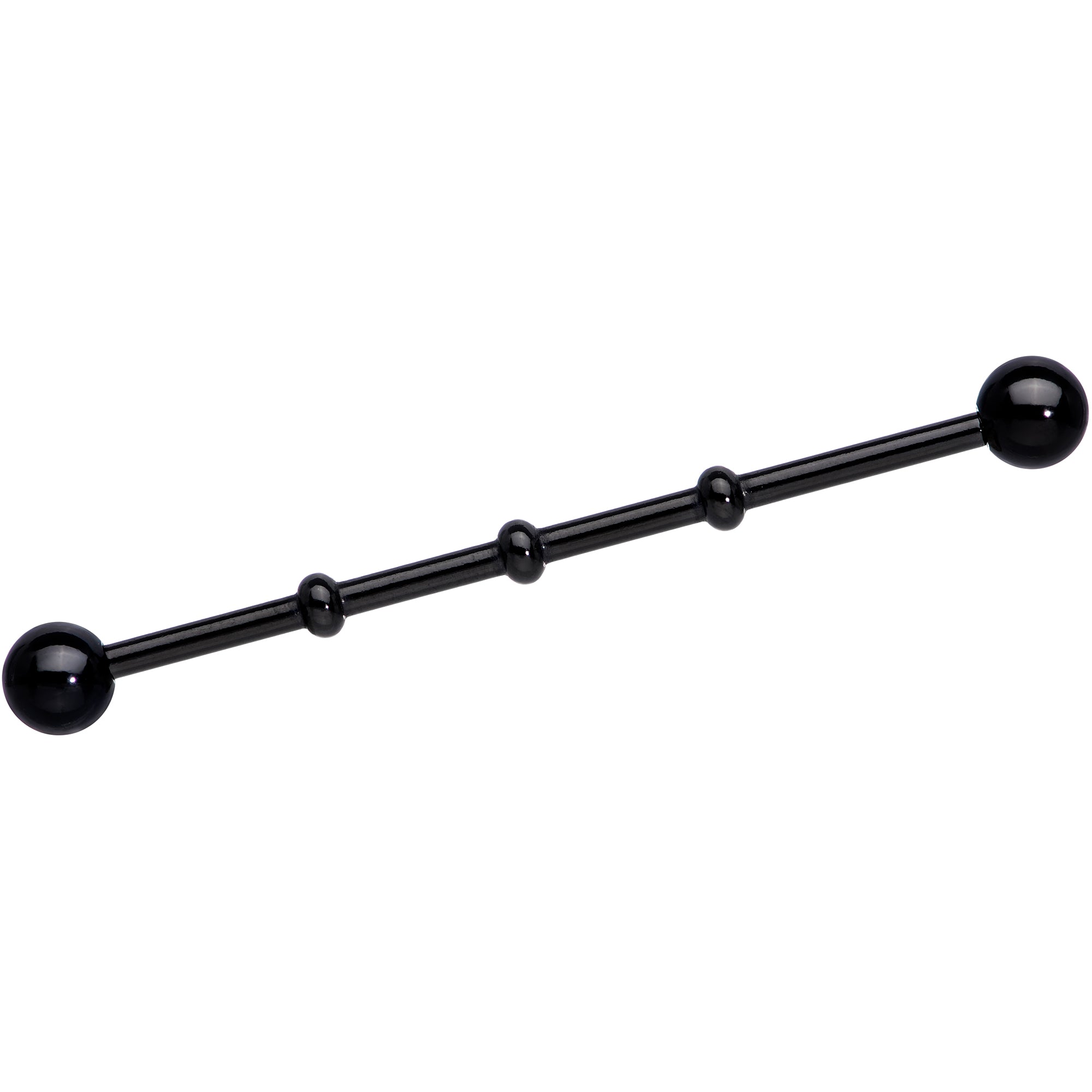 Ball Black Anodized Titanium Industrial Project Bar 38mm