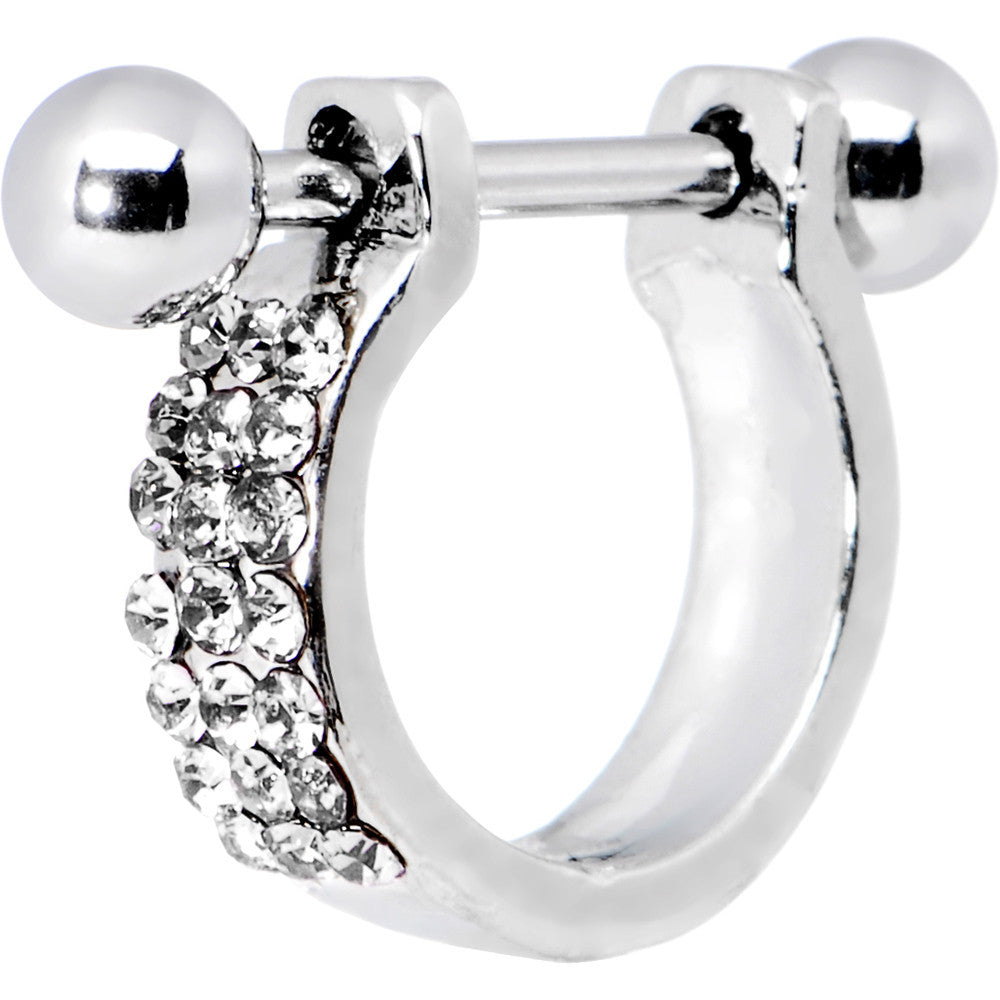 Crystal Gem Helix Cartilage Earring