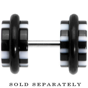 Black Checkerboard Cheater Plug