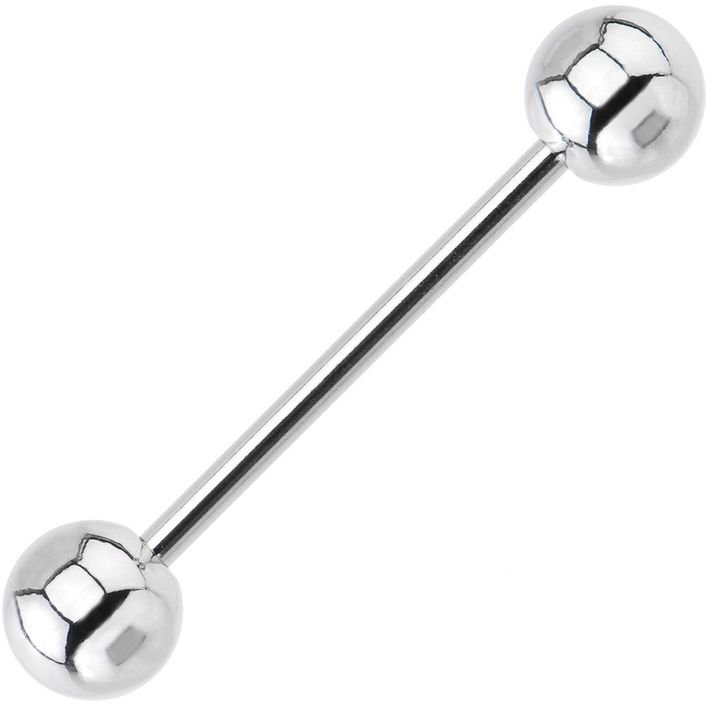 16G Straight Stainless Steel Barbell 5/8 5mm